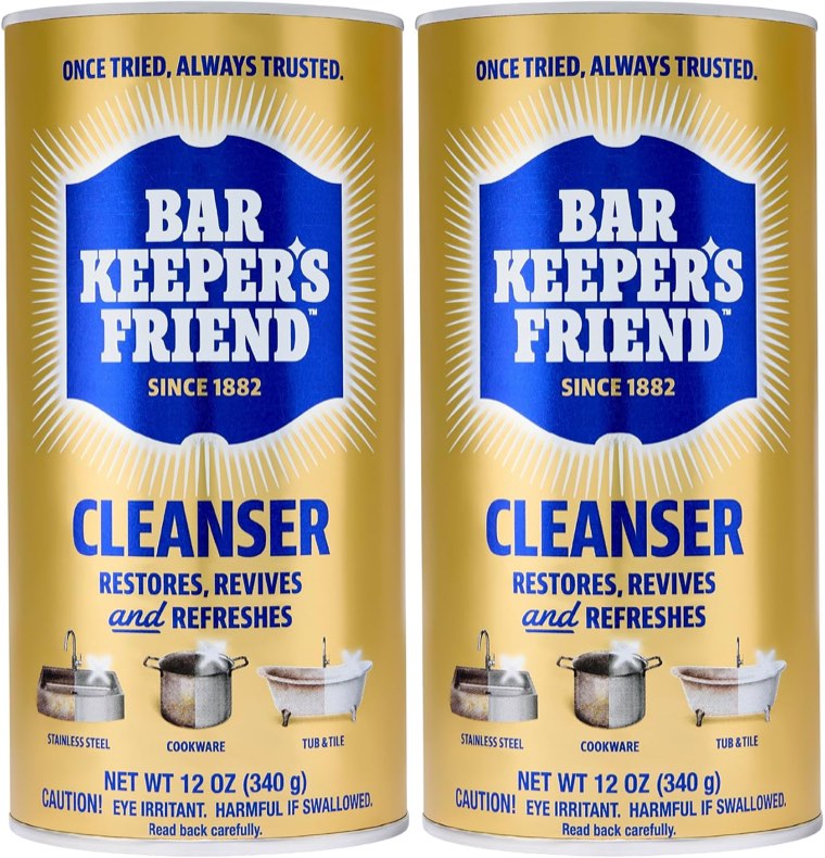 Bar Keepers Friend Powder Cleanser, 12 oz x 2