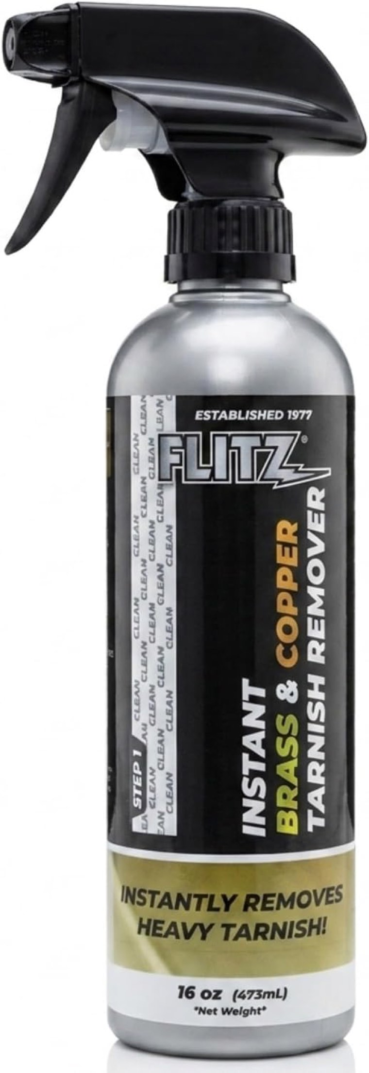 Flitz Instant Brass and Copper Tarnish Remover, 16 oz