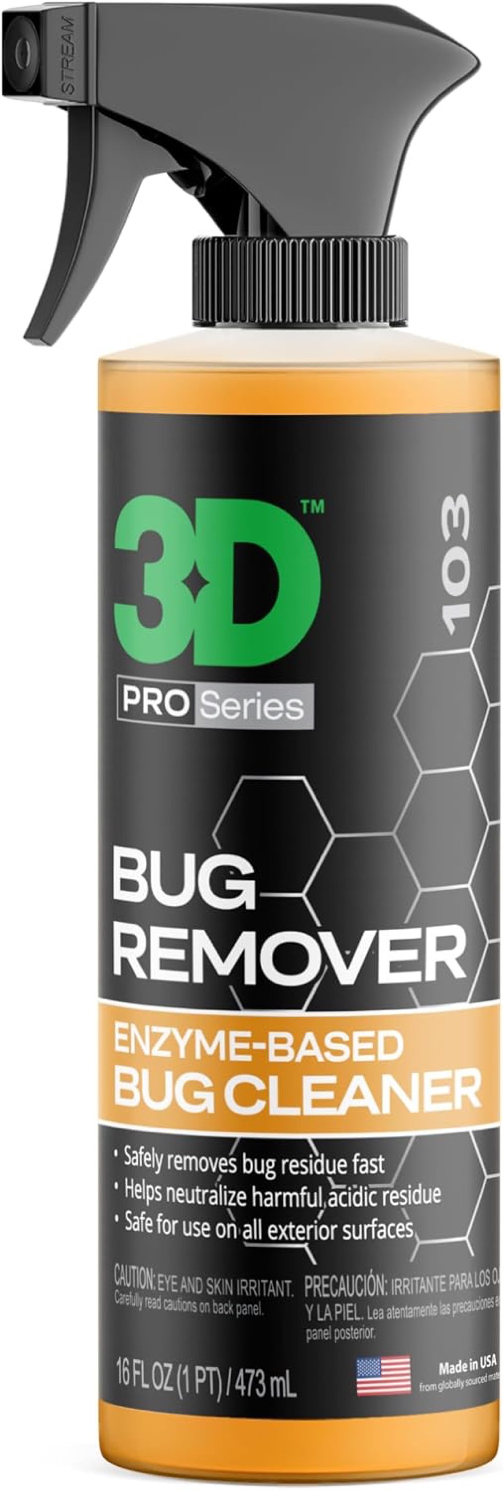 3D Bug Remover, Enzyme-Based Bug Cleaner, 16 oz