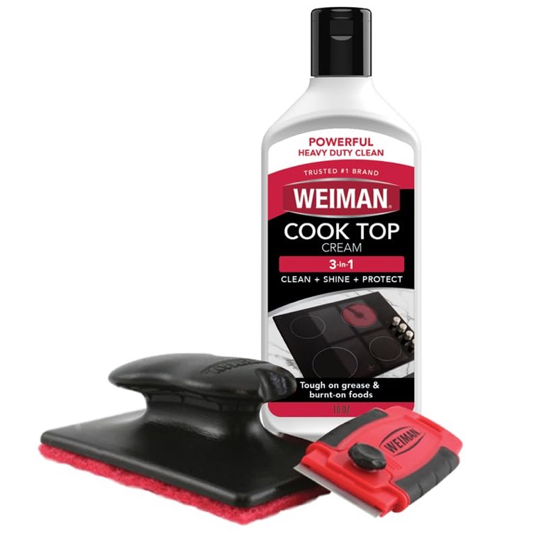Weiman Glass and Ceramic Cooktop Cleaner Kit