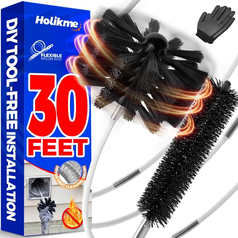 Holikme Dryer Vent Cleaner Kit, 30 Ft