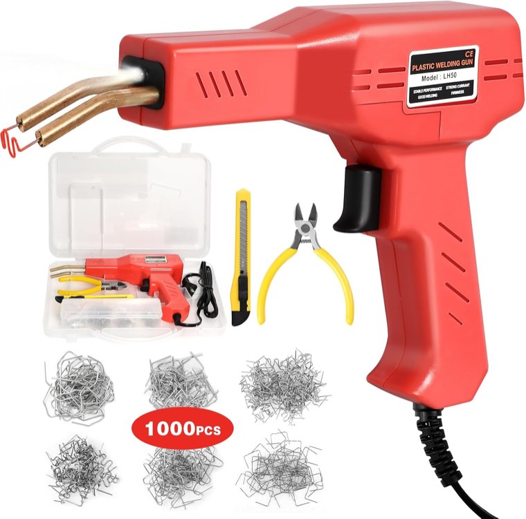 ATOLS Plastic Welder Kit, 1000 Staples, Pure Copper Transformer