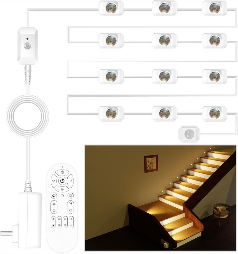 Dual Motion Sensor Stair Lights