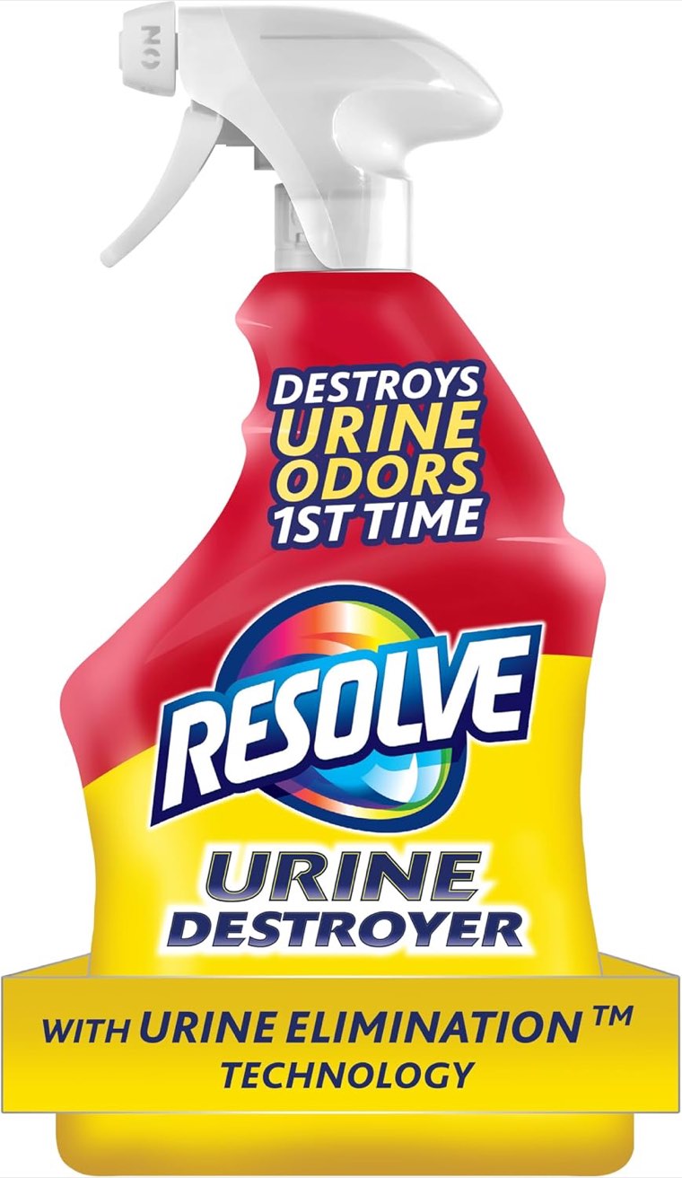 Resolve Urine Destroyer Spray, Pet Stain and Odor Remover