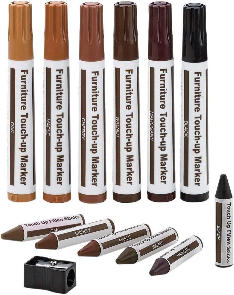 Furniture Repair Kit Wood Markers, Set of 13